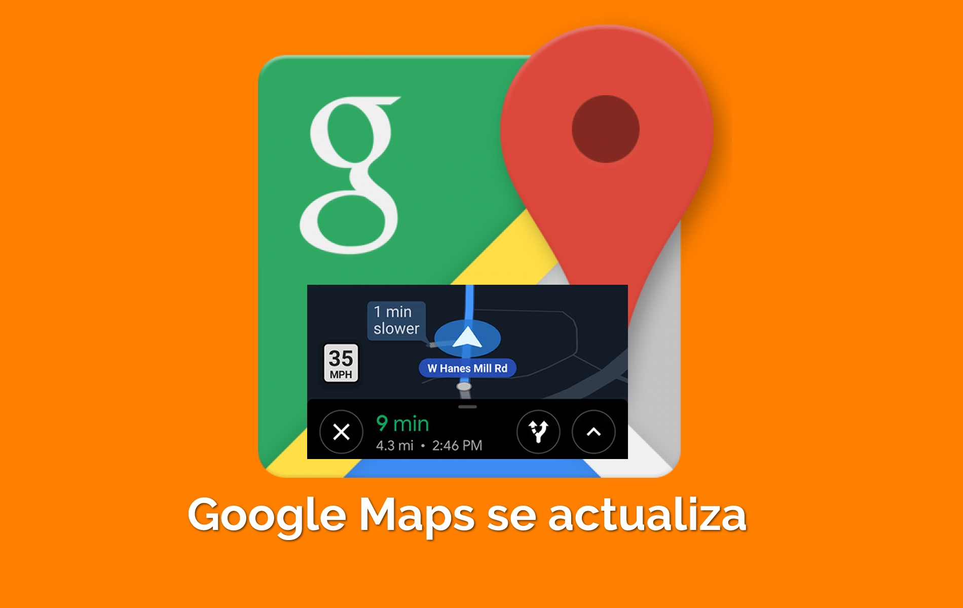 Google Maps se actualiza anunciando el límite de velocidad y la ubicación de radares en carretera